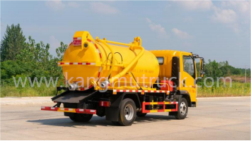 Howo 5Cbm Sewage Suction Truck
